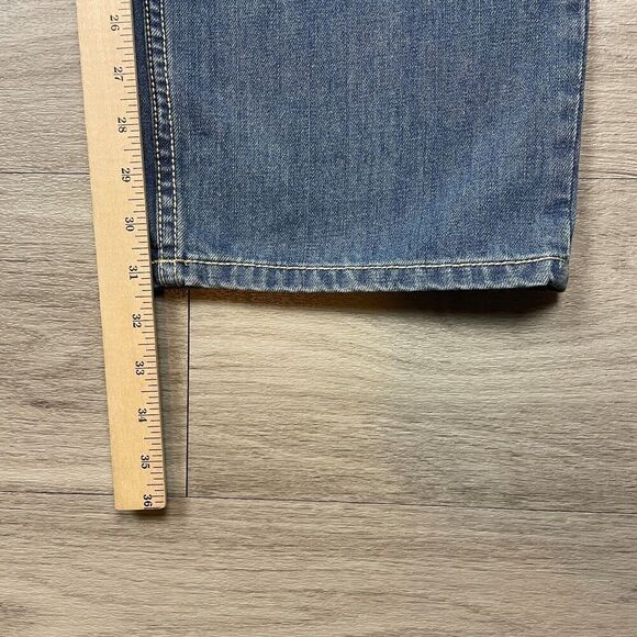 Ecko Unltd Jeans Mens 30 Blue Baggy Straight Denim Y2K - Picture 11 of 13